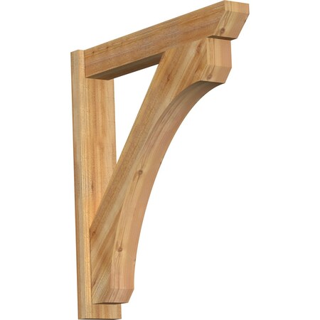 Ekena Millwork Legacy Slat Rough Sawn Outlooker, Western Red Cedar, 6"W x 34"D x 38"H OUT06X34X38LEC06RWR